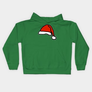 Christmas Hat for Santa Kids Hoodie